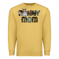 Antique Gold bunny mom Premium Sweatshirt - CowhideDigitalArt