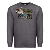 Charcoal Heather bunny mom Premium Sweatshirt - CowhideDigitalArt