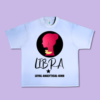 Libra Zodiac Sign Horoscope Birth Gift Girl Urban Heavy Tee Designed By Bettercallsaul