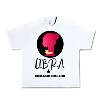 White Libra Zodiac Sign Horoscope Birth Gift Girl Urban Heavy Tee - Bettercallsaul