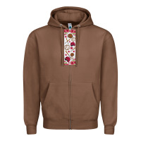 Chestnut baseball pen wraps Zipper Hoodie - BundleAndBundleShop