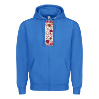 True Royal baseball pen wraps Zipper Hoodie - BundleAndBundleShop