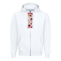 White baseball pen wraps Zipper Hoodie - BundleAndBundleShop