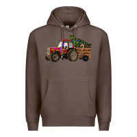 Coffee christmas farm Premium Hoodie - RanaPortraitStore