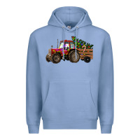 Colony Blue christmas farm Premium Hoodie - RanaPortraitStore