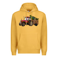Mustard christmas farm Premium Hoodie - RanaPortraitStore