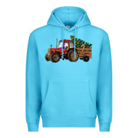 Ocean Blue christmas farm Premium Hoodie - RanaPortraitStore