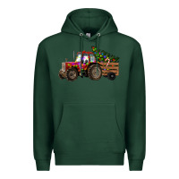 Sports Green christmas farm Premium Hoodie - RanaPortraitStore