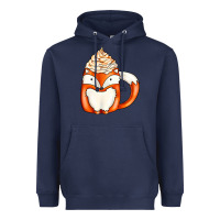 Navy coffee cups animal Heavyweight Hoodie - CowhideDigitalArt