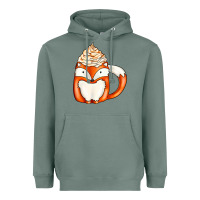 Coffee Cups Animal Heavyweight Hoodie | Teevron