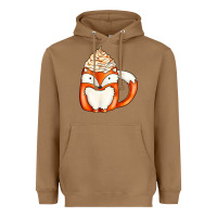 Toasted Coconut coffee cups animal Heavyweight Hoodie - CowhideDigitalArt