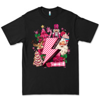 Black pink christmas lightning bolt Premium Tee - MaliasSmallBusiness