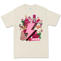 Bone pink christmas lightning bolt Premium Tee - MaliasSmallBusiness
