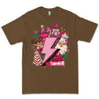 Cacao pink christmas lightning bolt Premium Tee - MaliasSmallBusiness