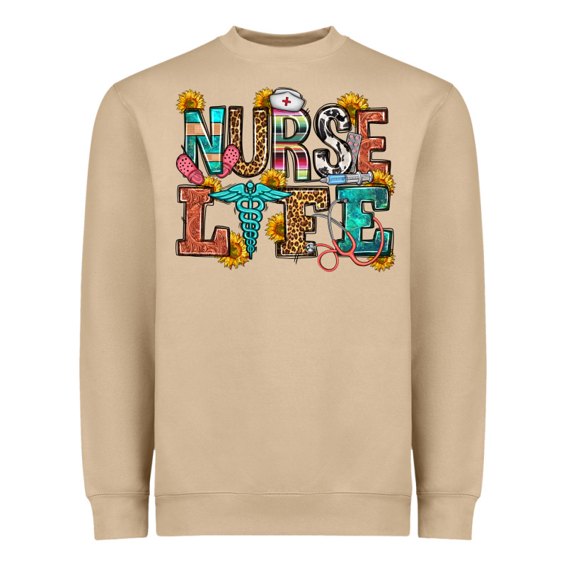 Nurse Life Heavyweight Sweatshirt by OliviaCreatesArt | Teevron