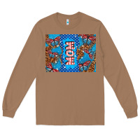 Toasted Coconut American mom Long Sleeve Tee - TumblerDesignByShophia
