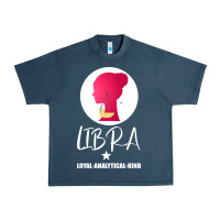 Midnight Navy Libra Zodiac Sign Horoscope Birth Gift Girl Urban Heavy Tee - Bettercallsaul