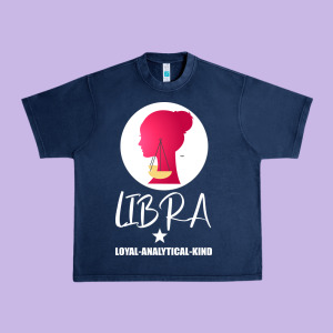 Libra Zodiac Sign Horoscope Birth Gift Girl Urban Heavy Tee Designed By Bettercallsaul
