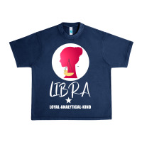 Navy Libra Zodiac Sign Horoscope Birth Gift Girl Urban Heavy Tee - Bettercallsaul