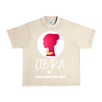 Sandshell Libra Zodiac Sign Horoscope Birth Gift Girl Urban Heavy Tee - Bettercallsaul