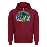 Burgundy cozy season Zipper Hoodie - FaDigitalArtStudio