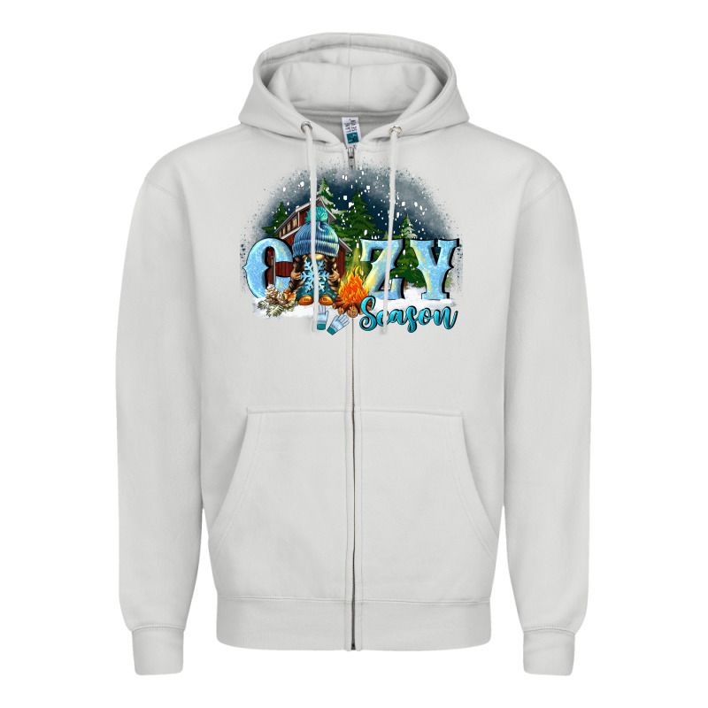 Cozy Season Zipper Hoodie by FaDigitalArtStudio | Teevron