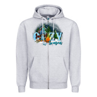 Heather Grey cozy season Zipper Hoodie - FaDigitalArtStudio