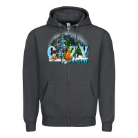 Smoke cozy season Zipper Hoodie - FaDigitalArtStudio