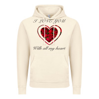 Vintage Artic I love you with all my heart Vintage Hoodie - Bettercallsaul