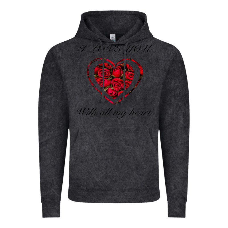 I Love You With All My Heart Vintage Hoodie by Bettercallsaul | Teevron