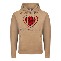 Vintage Coffee I love you with all my heart Vintage Hoodie - Bettercallsaul