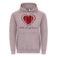Vintage Zinc I love you with all my heart Vintage Hoodie - Bettercallsaul