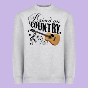 Raised On Country Country Life Country Music Lover Heavyweight Sweatshirt Designed By Tuandangui