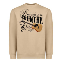 Mushroom Raised On Country Country Life Country Music Lover Heavyweight Sweatshirt - tuanDangUi