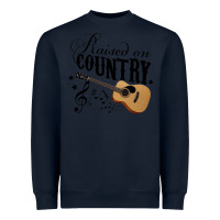 Navy Raised On Country Country Life Country Music Lover Heavyweight Sweatshirt - tuanDangUi