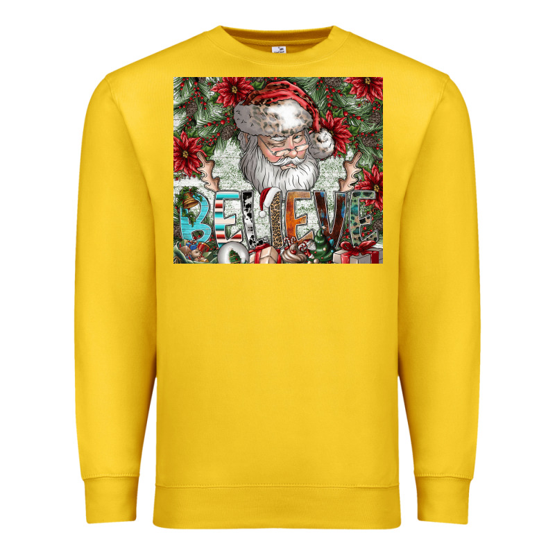 Believe Premium Sweatshirt by CowhideDigitalArt | Teevron
