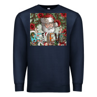 Navy Believe Premium Sweatshirt - CowhideDigitalArt