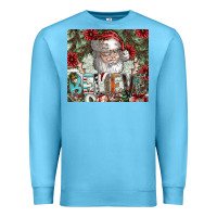 Ocean Blue Believe Premium Sweatshirt - CowhideDigitalArt