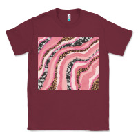 Burgundy valentine's day watercolor Classic Tee - RanaPortraitStore