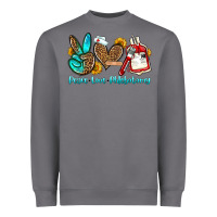 Storm peace love phlebotomy Heavyweight Sweatshirt - OliviaCreatesArt