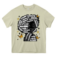 Mossy black woman quotes Heavy Core Tee - MaliasSmallBusiness