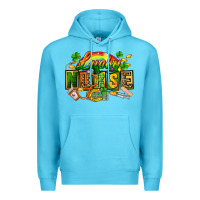 Ocean Blue lucky nurse Premium Hoodie - FaDigitalArtStudio