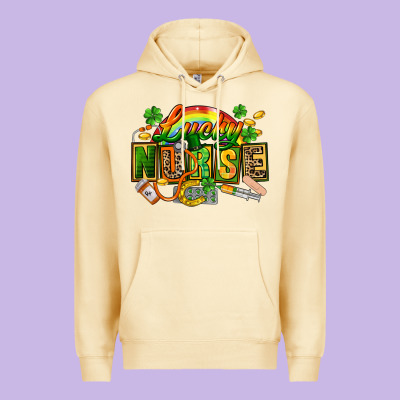 Lucky Nurse Premium Hoodie Designed By Fadigitalartstudio