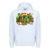 White lucky nurse Premium Hoodie - FaDigitalArtStudio