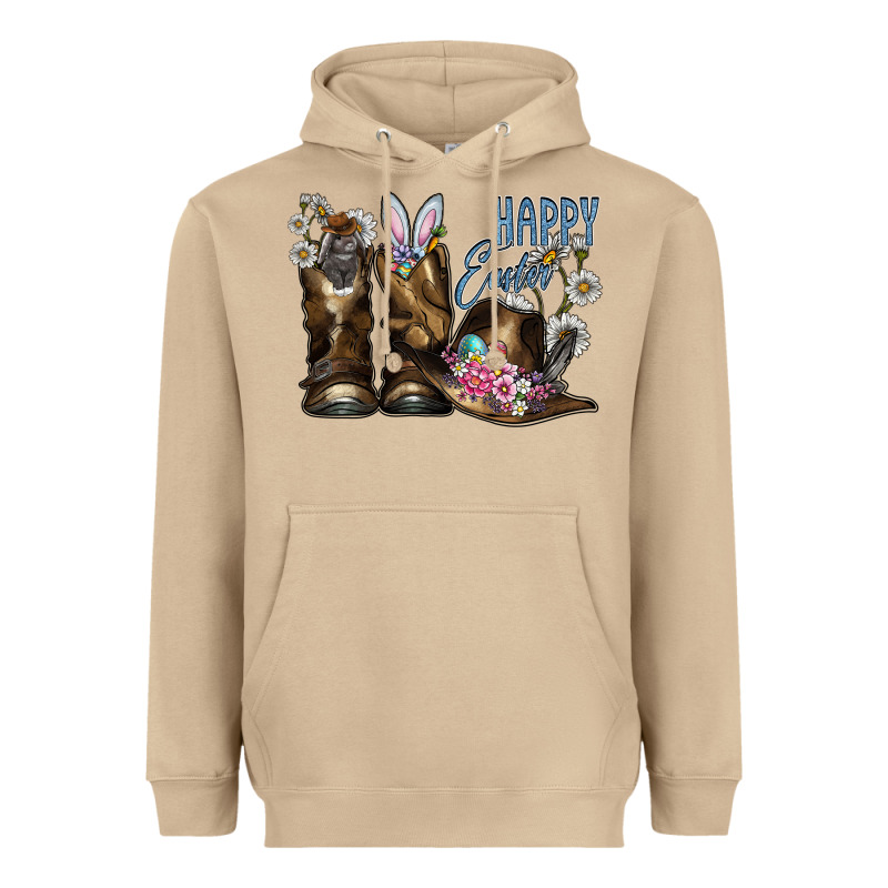 Happy Easter Heavyweight Hoodie by CowhideDigitalArt | Teevron