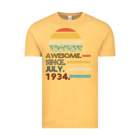 Vintage Mustard Awesome Since JULY 1934 Vintage Tee - Bettercallsaul