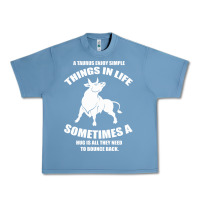 Pebble Blue Taurus Horoscope Urban Heavy Tee - Bettercallsaul