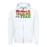 White christmas baking team Zipper Hoodie - FaDigitalArtStudio