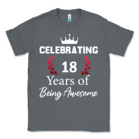 Charcoal Heather 18 years of being awesome, 18 year old birthday gi Classic Tee - tuanDangUi
