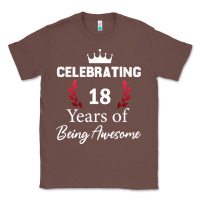 Chestnut 18 years of being awesome, 18 year old birthday gi Classic Tee - tuanDangUi